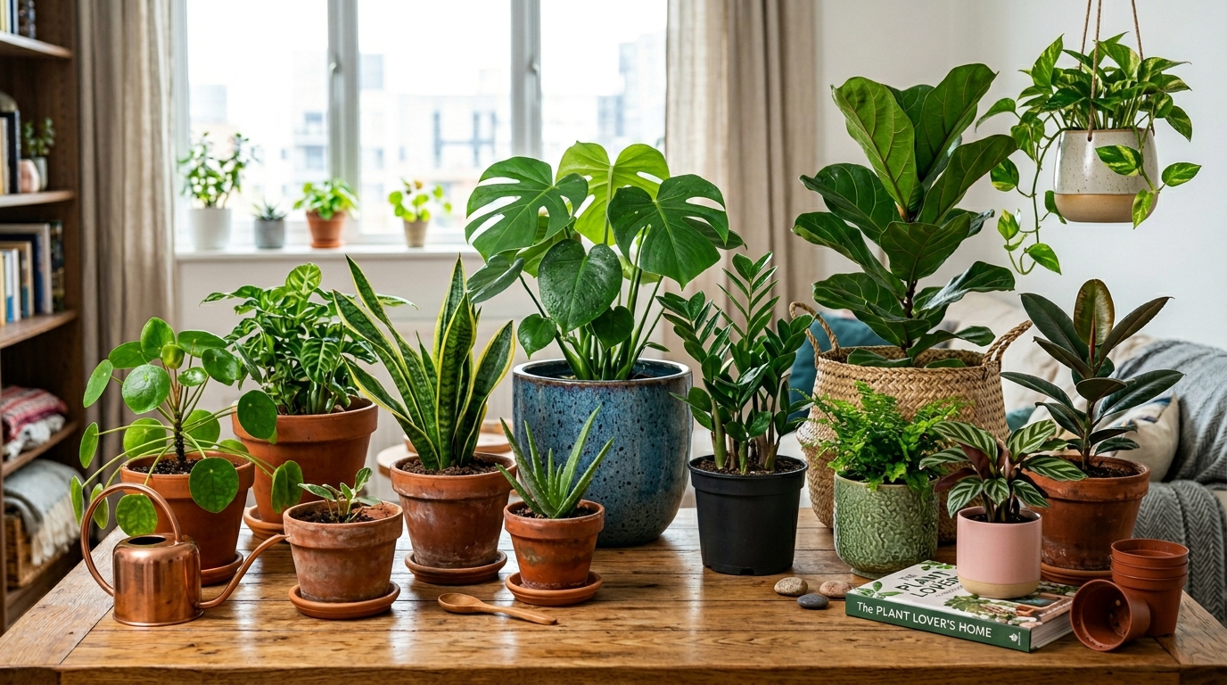 Indoor gardening setup for small apartments