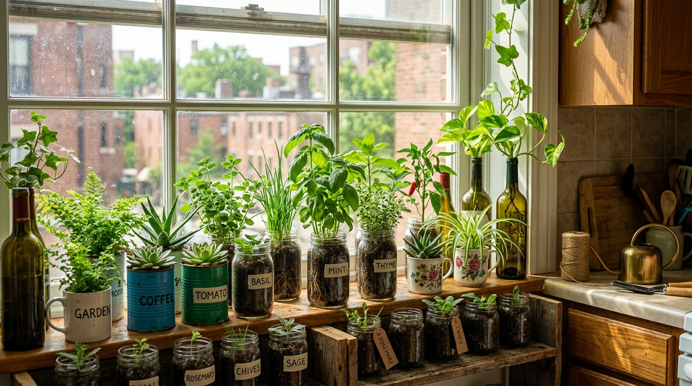 DIY Vertical Plant Stands